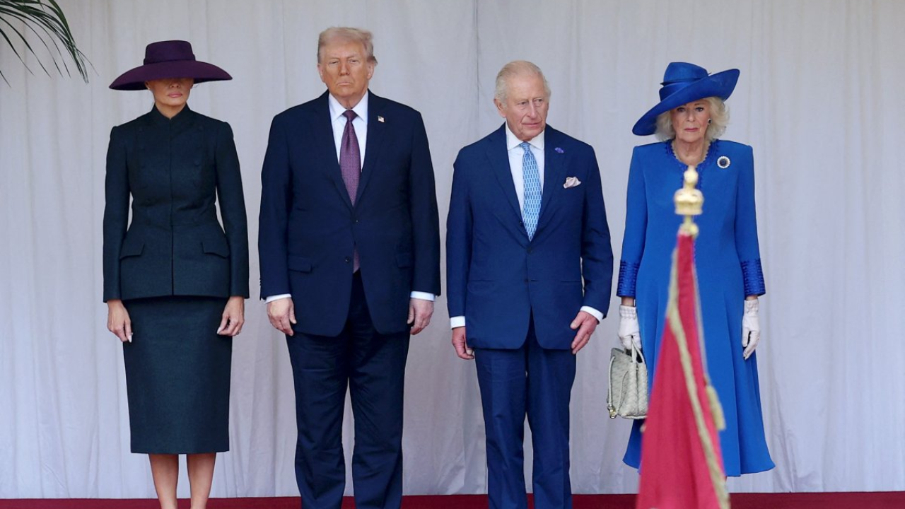 Trump Arrives for UK State Visit, Welcomed by King and Prince at Windsor Castle